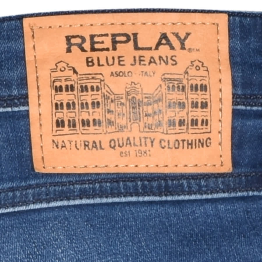 Alternative Image for ProductReplay Anbass Slim Fit Jeans Blue3